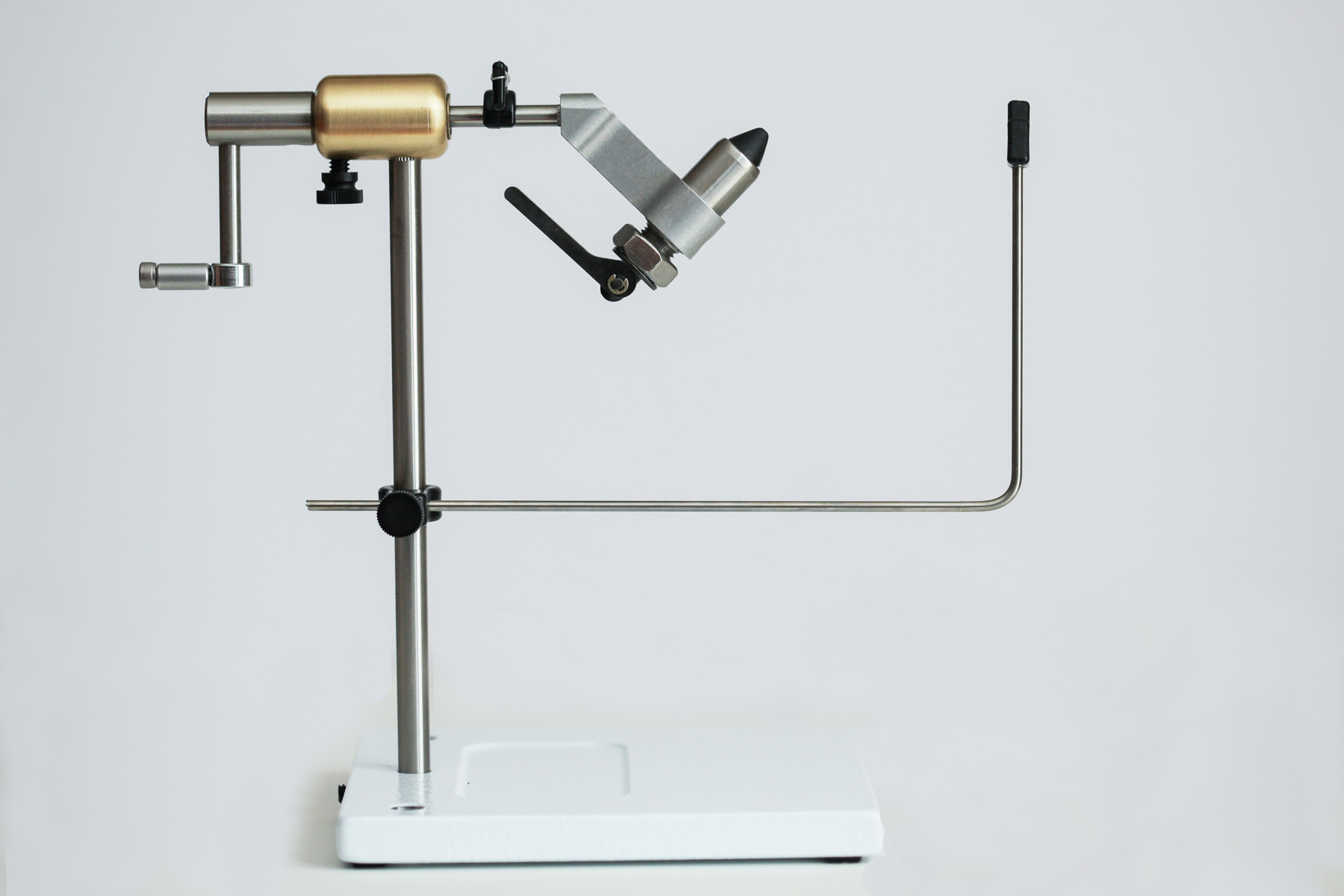 Peak Vise with Pedestal Base - True Rotary Fly Tying Vise